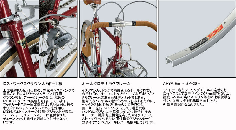 極美品 ARAYA ツーリスト アラヤ ランドナー キャンプ ツアラー 自転車